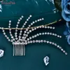 Hair Clips YouLaPan Bride Comb Wedding Colorful Accessories Bridesmaid Exquisite Headwear Women's Jewelry Banquet Gift HP563
