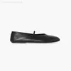 Les chaussures de rang Mary Jane Single Shoes Fomen's Summer Shallow Balle Ballet Dance Flat Leather Grand-mère Small Design RBJH