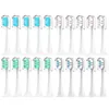 Xiaomi Mijia T300 T500 T700 SONIC ELECTRIC TOOTHBRUSH HEAD代替可能な補充ノズル4色のアンチダストキャップ4 20PCS 230828