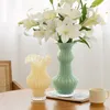 Vases Hydroponic Glass Vase Flower Aesthetic Decoration Vintage Small Luxury Ikebana Rose Floreros Decorativos Home Decor WK50HP