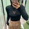 Sweter Blobierzy Damskie projektantki Allover List Quality Technotki Krótkie swetry Wydrukowano Otton Knit Crewneck Women List Paris Sportswear Więcej stylów Wybierz