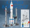 Toptan Uzay Konteyneri Yapı Blok Özel Oyuncak Uzay Servis Blokları Roket Oyuncak Dış Uzay Uzay Savaşı Tuğla Model Kiti Uzay Aracı Oyuncak Çocuk Noel Hediyesi