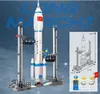 Spacex War Build Block Lepin Mattoncini da costruzione Technic Esplorazione dello spazio Rover lunare Guerriero metamorfico King Kong Razzo giocattolo Kit modello Giocattolo per bambini Natale