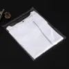 Present Wrap 100 Piece Clear Garment Self Adhesive Pags Wedding Party Opp Present Bag T Shirt and Clothes Magazine Books Packaging Plastic Bag 230828