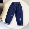 baby designer jeans kids denim kid clothe Elastic band Spring Autumn summer 1-14 age luxury brand blue size 90-150 dhgate