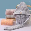 Towel 1pcs Women Hair Drying Hat Quick-dry Microfiber Cap Bath Solid Super Absorption Turban Dry