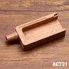 Small Size Smoking Tobacco Nature Wood Rolling Tray 124*50 MM Stash Board Holds Cigarettes Blunts Herb Grinder Card
