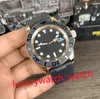 Meerdere kleuren MET DOOS waterdicht Klassiek Nieuw Herenhorloge Rose Goud Zilver Zwart Keramische Bezel Heren Saffier Automatisch Mechanisch Jacht Rubber Horloge 40MM Master