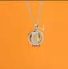 Luxury brand Paris fashion Designer Necklace 23ss new rotatable pendant necklace