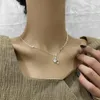 Hänge halsband trendig söt full zirkonhalsband kvinnor djur clavicle kedja tillbehör mode smycken flicka gåvor grossist