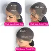 13x4 13x6 Bone prosta koronkowa peruka przednia HD przezroczystą 30 34 -calową brazylijskie ludzkie włosy dla czarnych kobiet 360 koronkowe peruka czołowe