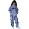 Combinaisons de ski AIRPOSE enfants Ski costume imperméable coupe-vent chaud Snowboard veste pantalon garçons filles vêtements de sport en plein air skieurs vêtements ensemble 230828