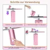 Tragbare wiederaufladbare kabellose Airbrush mit Kompressor-Spritzpistole für Gesicht, Schönheit, Nagelkunst, Tattoo, Basteln, Kuchenfarbe HKD 230828.