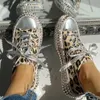 Klädskor kvinnor sneakers leopard s skor kvinnor duk skor fritid snörning låga höga topp sneakers korg femme stora storlek kvinnor skor l0828