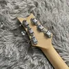 Custom Metal Gray ST Electric Guitars Inlay Fretboard 3S Pickups Chrome Hardware