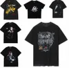 Herren T-Shirts Frog Drift 23SS Vintage Streetwear Oversize Rock Band Tier Grafik Tiger Charakter Print Sommer T-Shirt Tops für Männer L230216