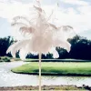 Centre de Table de mariage assorti avec tout, décoration en plumes d'autruche blanches naturelles, pièce maîtresse en Plume pour accessoires de décoration de fête