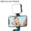 Mini LED Luce di riempimento Telefono cellulare Selfie Lampada per live streaming Laptop portatile Video Fotografia Studio fotografico Lampada per trucco Luce di riempimento HKD230828