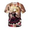 T-shirt da uomo Love Live T-shirt Kawaii Girl 3D Print Streetwear Uomo Donna Fashion Shirt Harajuku O-Collo Tees Abbigliamento traspirante Unisex