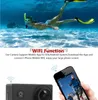 Ultra HD 4K Action Camera H9R WiFi 12MP 2 "LCD 30M VATTENSKAPT 170D Fjärrkontroll Hjälm Bicycle Video Camera Outdoor Sport Cam HKD230828