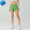 lu-16 Summer Track That 2,5 pouces Hotty Hot Shorts Lâche Respirant Séchage rapide Sport Pantalon de yoga pour femme Jupe Polyvalente Décontracté Poche latérale Gym Sous-vêtements