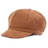 Czapki czapki/scl beret damska ośmiokątna kapelusz artysta kapelusze hats travel gazeta chłopiec męski i kobiety słodkie dziewczęta Cap 56-58cm czysty kolor otk2y