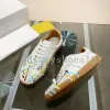 Designer Maisons Sapatos Casuais Rep Sneakers MM6 Margiela Trainer Camurça Sapatos de Couro Sola de Borracha Tênis Costura Baixo-top Conforto Caminhada Sapato