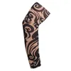 Bandanas 1PC Street Tattoo Arm Sleeves Sun UV Protection Cover Seamless Outdoor Riding Sunscreen Glover For Men Women