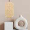 Pendant Lamps Lantern Shade Simple Lampshade Light Accessory Natural Woven Shell Decor Creative Durable Cover Rustic Home