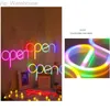 Светодиодный неоновый бар 5 В USB OPEN моделирование светящиеся буквы водонепроницаемые цветные фонари Магазин ресторан кафе бар вывеска украшение Ночник HKD230825