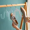 Hangers Dubbele haak Drogen Schoenenrek Roestvrij staal Dip Hangend Huis Buitenbalkon Winddicht kan worden aangesloten