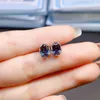 Boucles d'oreilles Stud Vintage AlexandRite 925 Silver Silver Engagement June Birth Stone Saint Valentin Day