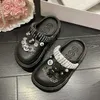 Leuke Decor Vrouwen Geventileerde Klompen Sandalen Platform Zomer Outdoor Dichte Teen Slippers Strand Slides Gloednieuwe Mode Designer Schoenen 230807