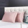 Lilysilk Pure 100 Silk Pillow Case Hair with Hidden Zipper 19 Momme Terse Color for Women Män Barnflickor Lyxfri frakt HKD230825 HKD230825