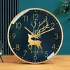 Table Clocks Nordic Clock Home Decoration Living Room European Silent Desktop Bedroom Watch Quartz Desk