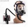 Vêtements de protection Masque à gaz pour respirateur chimique revêtement pesticide industriel spray silicone visage complet adapté au filtre MMM 6001 Masque à gaz HKD230826