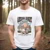 Heren T-shirts T-shirt Zomer Casual Fun Printing Cartoon Patroon Basic Katoenen Top Mode Veelzijdig Westers T-shirt.