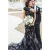 2024 Custom Made Sheer Neck Sleevesless Mermaid Wedding Dresses Applices Sequined Bridal Gown Tulle Bride Dress 328 328