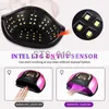 Nageltrockner UV-LED-Lampe für Nägel 57LEDs Trocknungslampe für Maniküre Nagellacktrockner mit intelligentem Sensor Maniküre-Maschine Nagelstudio-Ausrüstung x0828