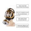 Indumenti protettivi Maschera di sicurezza sul lavoro portatile a pieno facciale alimentata elettricamente Respiratore per gas chimici per saldatura industriale Verniciatura a spruzzo HKD230825