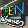 Led OPEN Neon Light Sign Dimmable Neon Hanging up for Bar Cafe Store Shop Window Business Signs 55 x 35 cm HKD230825