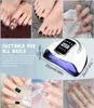 Nail Dryers UV LED NAIL LAMP 66LED DRYING GEL POLISH 4 TIMER IR SENSOR PROFESSIONAL FOR MANICURE PEDICURE NAIL ART LIGHT SALON EQUIPMENT x0828