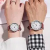 Armbanduhren Dincior Paaruhren Damen Herren Einfache digitale Quarzuhr Geschenke