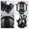 Skyddskläder MF14 KEMISKA AVSLUTNING Mask Kemisk biologisk och radioaktiv förorening Självinhalation Full Face Mask IC Gas Mask HKD230826