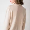 Pulls pour femmes coréen simple style col roulé solide lâche doux basique pull tricoté automne hiver femmes décontracté pulls à manches longues haut