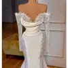 Elegante 2023 Princesa Sirena Vestidos de novia Fuera del hombro Vestidos de encaje de manga larga Vestidos De Noiva Vestido de novia por encargo 328 328