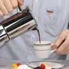 물병 스테인레스 스틸 모카 냄비 이탈리아 스타일 에스프레소 양조 커피 홈 양조기 수제 도구 230828
