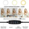 Anel de luz led iluminação com clipe no computador portátil para vídeo conferência zoom webcam chat streaming ao vivo youtube hkd230828