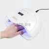Secadores de unhas Novo secador de unhas quente profissional UV LED lâmpada de unhas para curar todos os esmaltes de gel com sensor de movimento manicure salão de beleza equipamento x0828