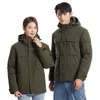 Женские траншеи Coats Электрический отопление USB Огребные зимние куртки мужчины Женщины тепловая тепловая одежда плюс размер охотничий пальто